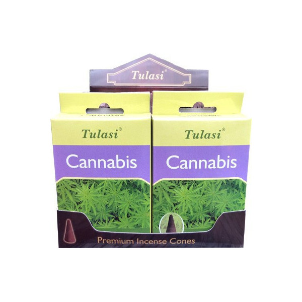 Cônes d'encens Tulasi cannabis.