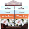 Cônes d'encens Tulasi rose blanche.