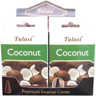 Cônes d'encens Tulasi noix de coco