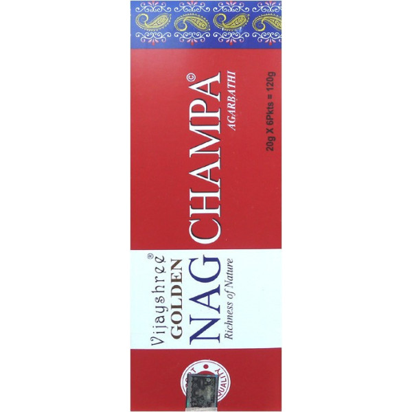 Encens golden nag champa hexa de 20 gr. -  Batons d\'encens