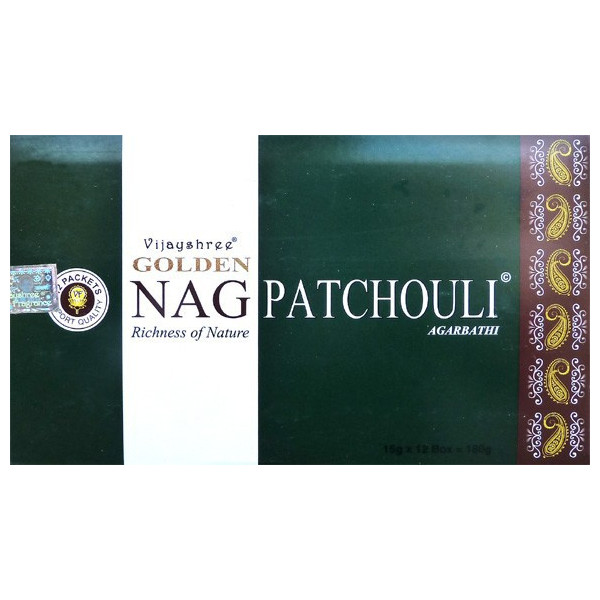 Encens golden nag patchouli 15 gr -  Batons d\'encens