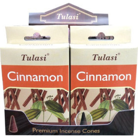 Cônes d\'encens Tulasi cannelle. -  Encens en cônes