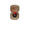 Porte Clefs Bois Scarabée