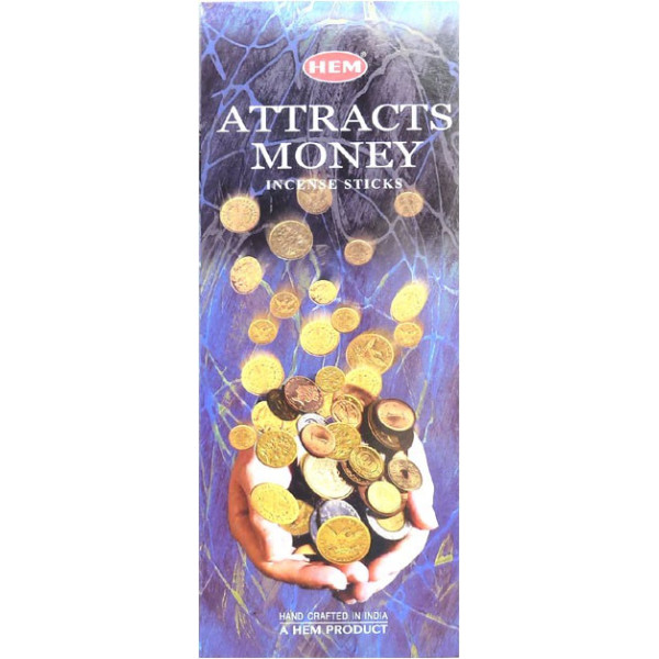 Encens hem attire l\'argent hexa 20 gr -  Hem