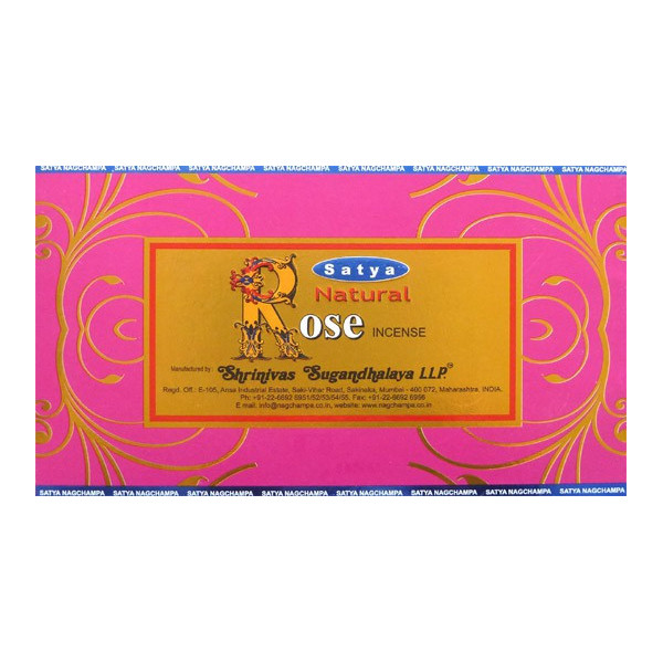 Encens batons satya natural rose 15g. -  Batons d\'encens