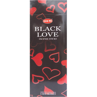 Encens hem black love 20gr. - Batons d\'encens