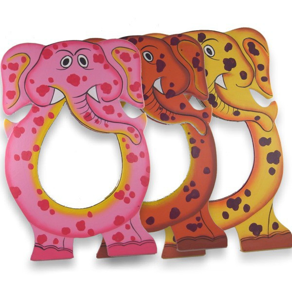 Miroir peint à la main éléphant - Déco - cadeaux Miroir peint à la main éléphant - Déco - cadeaux