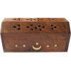 Weihrauchhalter Kegel Box Mond und Sterne Muster