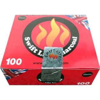 Boite de 100 charbons swift-lite - Charbons