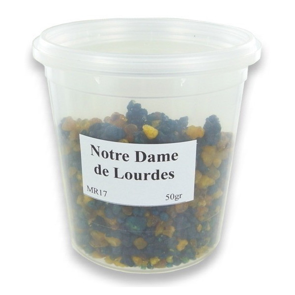 Encens résine en grains Notre Dame de Lourdes