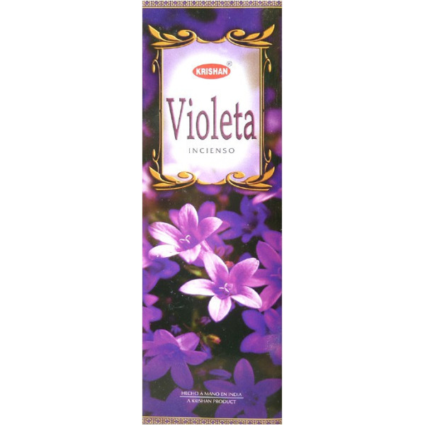 Boite d'encens violette