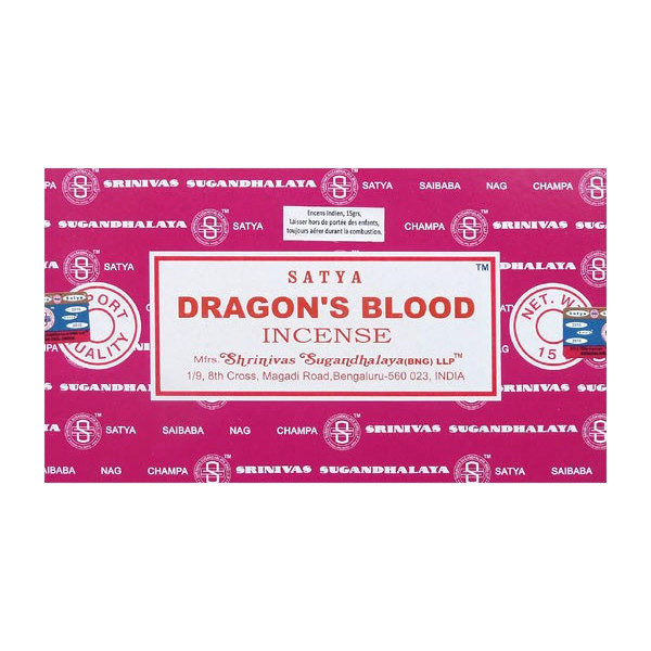 Encens batons satya sang de dragon 15g. -  Batons d\'encens