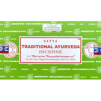 Encens batons satya ayurvéda traditionnel 15g.