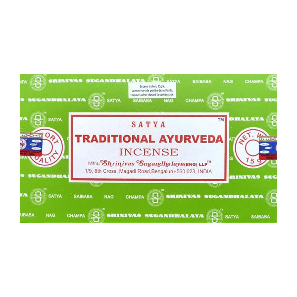 Encens batons satya ayurvéda traditionnel 15g. -  Batons d\'encens
