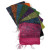 Foulard en coton coloré et fils argentés -  Déco - cadeaux