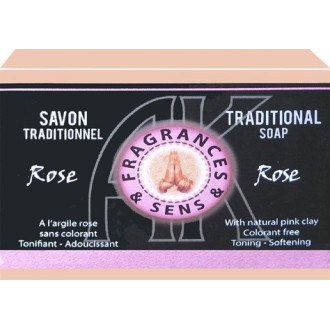 Savon rose sauvage