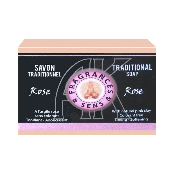 Savon rose sauvage en 100 grammes -  Cosmétiques