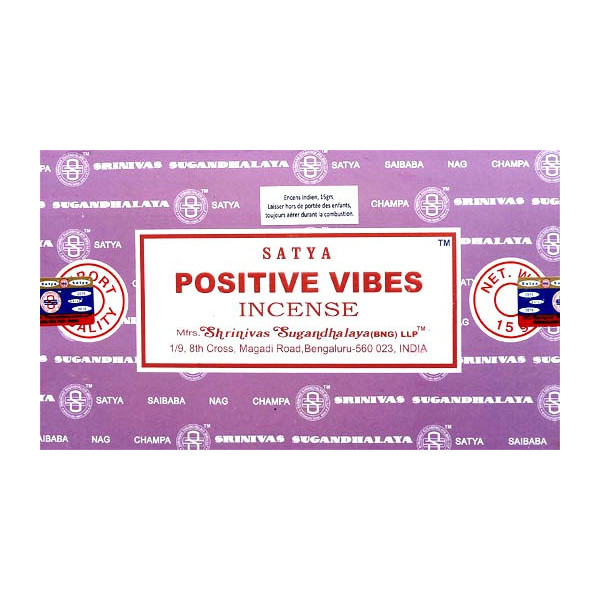 Encens batons satya positive vibes 15g. -  Batons d\'encens