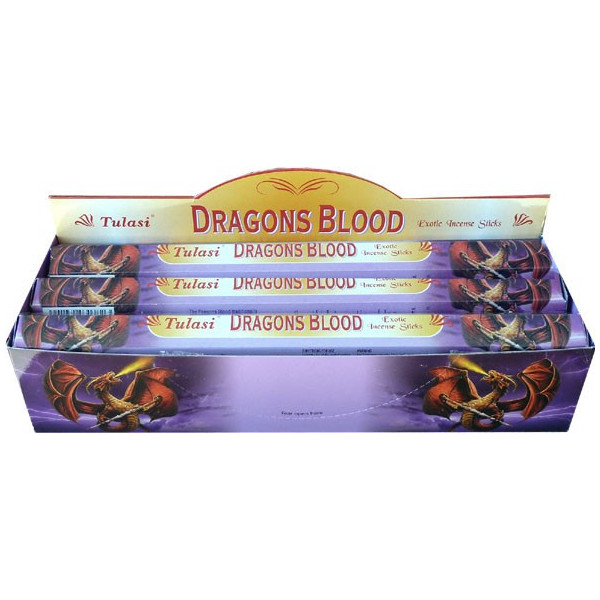 Boite d'encens tulasi sang de dragon 20gr.