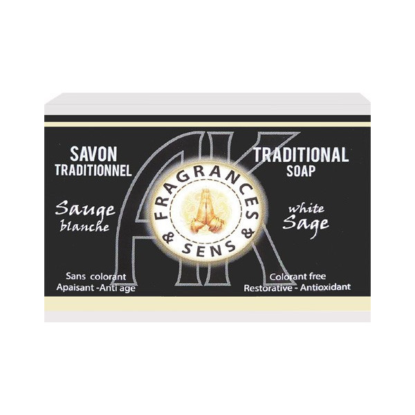 Savon sauge blanche 100 grammes.