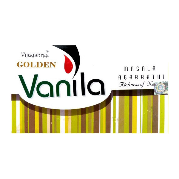 Encens bâtons golden vanila 15g -  Batons d\'encens