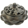Porte encens cônes lotus noir
