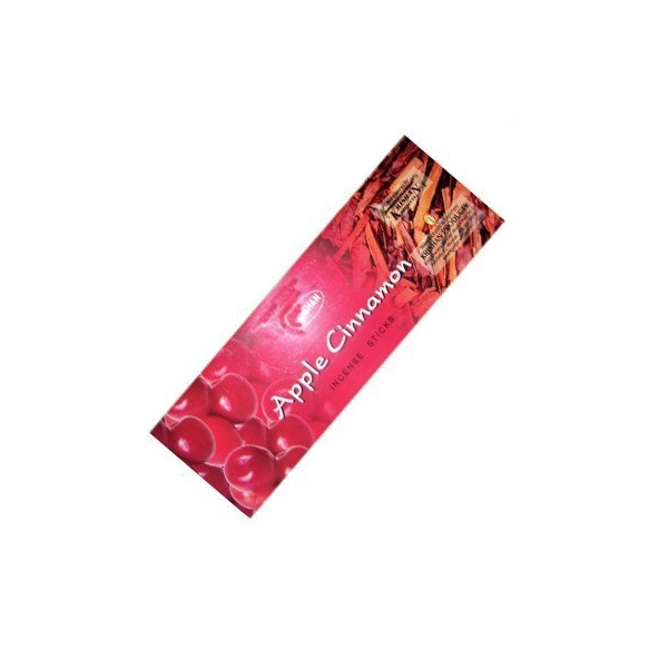 Pack de 25 boite d\'encens batons krishan pomme cannelle -  Batons d\'encens