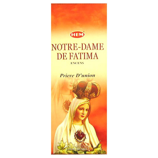 Encens Hem Notre Dame de Fatima 20 gr -  Batons d\'encens