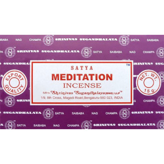 Encens bâtons satya méditation 15g.