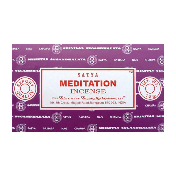 Encens bâtons satya méditation 15g.