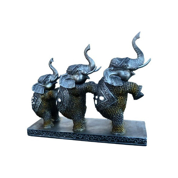 Trio d\'éléphants debout -  Déco - cadeaux