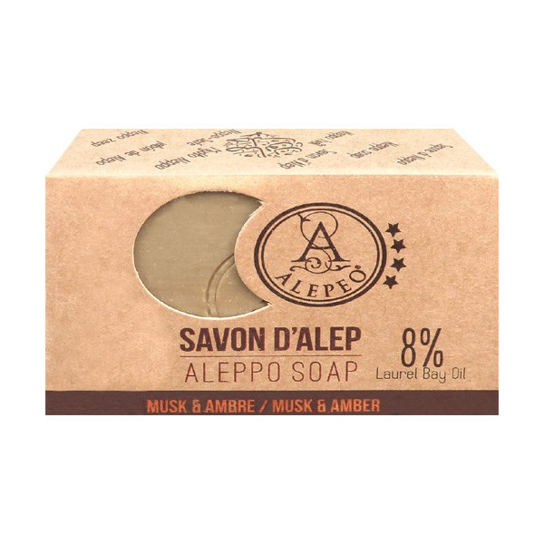 Savon d'Alep musk & ambre 100 gr.