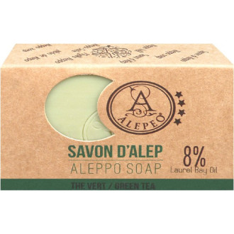 Savon d'Alep thé vert 100 gr.