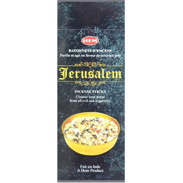 Encens bâtons Jérusalem 20 gr. -  Batons d\'encens