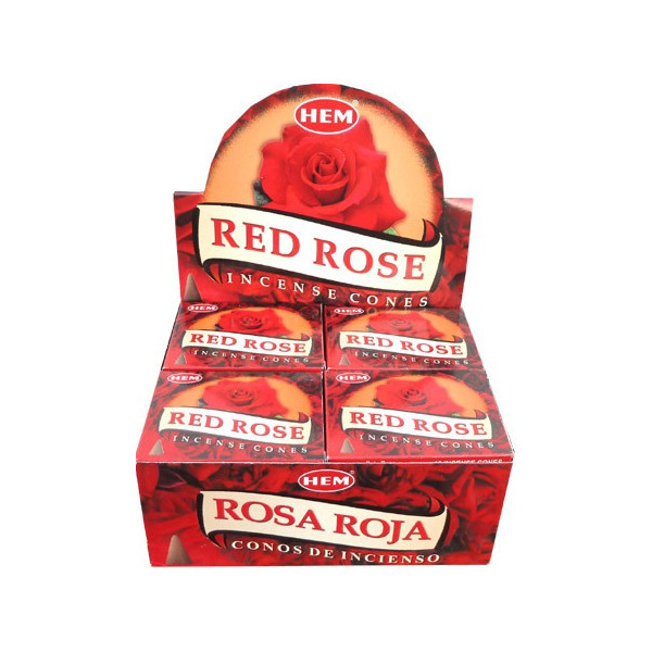Encens cônes rose rouge -  Hem