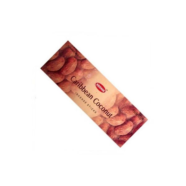 Pack de 25 boites d\'encens batons krishan noix de coco -  Batons d\'encens