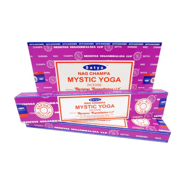 Encens bâtons satya mystic yoga 15 gr -  Batons d\'encens