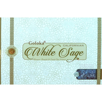 Encens batons goloka sauge blanche 15 gr - Batons d\'encens