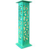 Porte encens grande tour bleu lagon coeurs