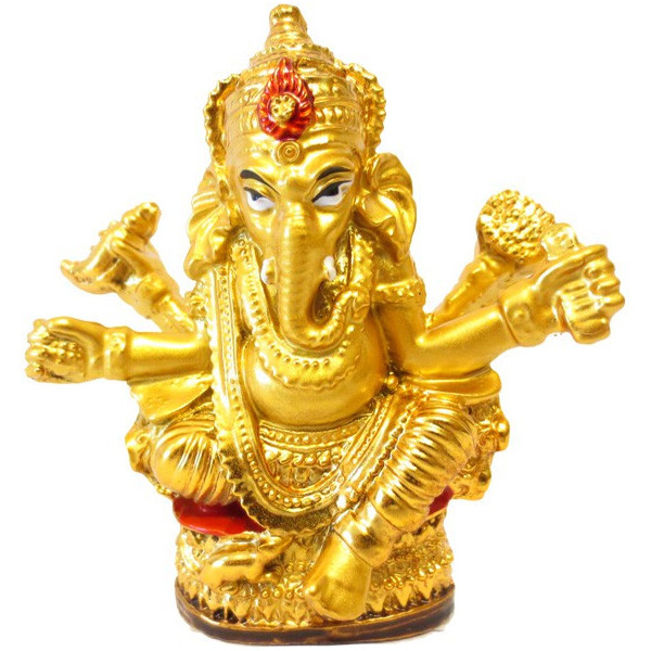 Ganesh en résine dorée -  Déco - cadeaux