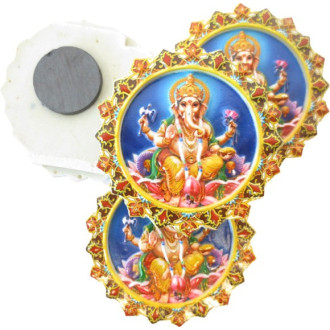 Magnets de Ganesh en relief