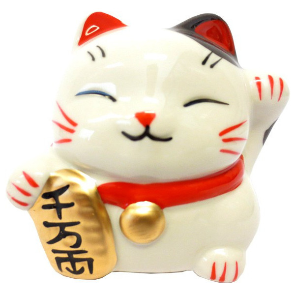 Tirelire chat porte bonheur