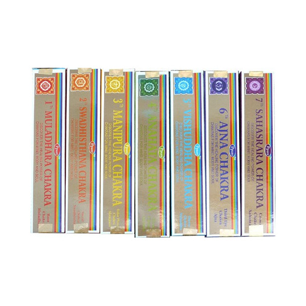Encens bâtons Ppure 7 chakras -  Batons d\'encens