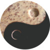 Porte encens ying yang 8 cm