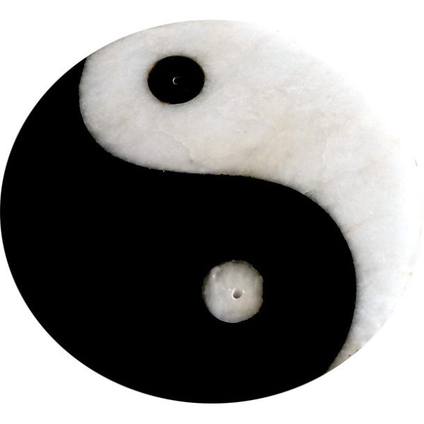 Porte encens ying yang 10 cm -  Portes encens
