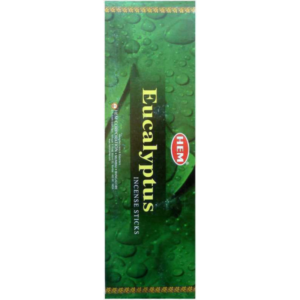 Encens batons Hem eucalyptus 10 gr -  Batons d\'encens