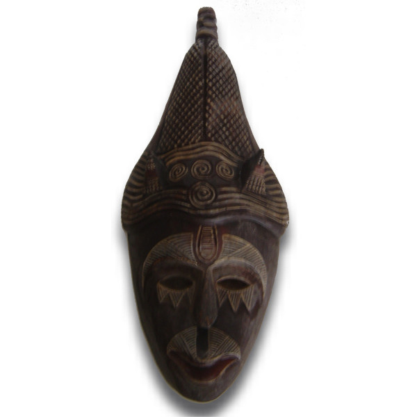 Masque en bois légendes asiatique