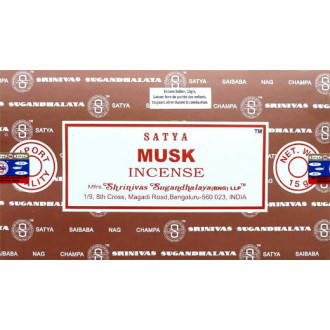 Encens musk satya bâtons 15 gr