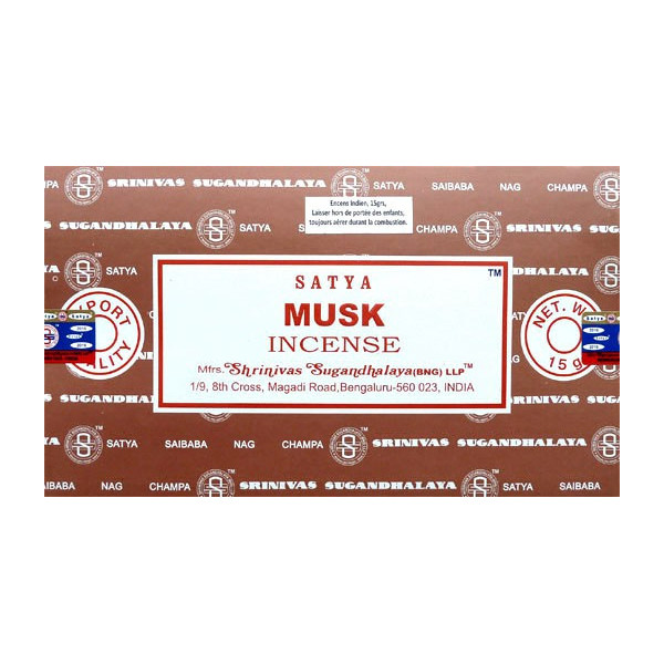 Encens musk satya bâtons 15 gr -  Batons d\'encens