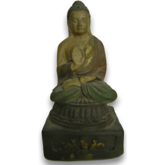 Statuette de bouddha sur socle -  Déco - cadeaux